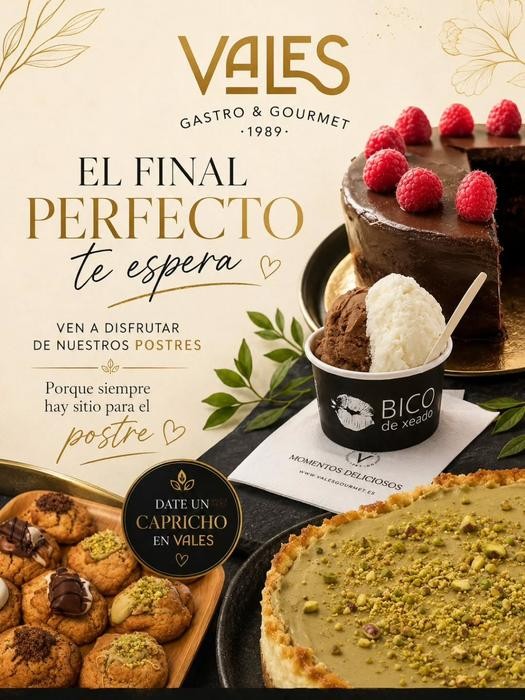 Descubre nuestra selección de postres para poner el final perfecto a cualquier comida